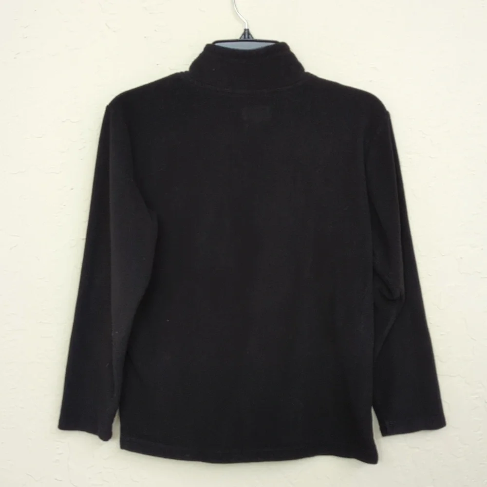 3/$20🌟 The Children's Place Boys Black Marled Glacier Fleece Pullover Size XL